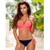 Image of Cross Halter Brazilian Bikini Set