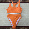 Image of Tankini Cropped  Bikini Set