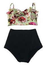 New Bikinis Women Swimsuit High Waist Bathing Suit